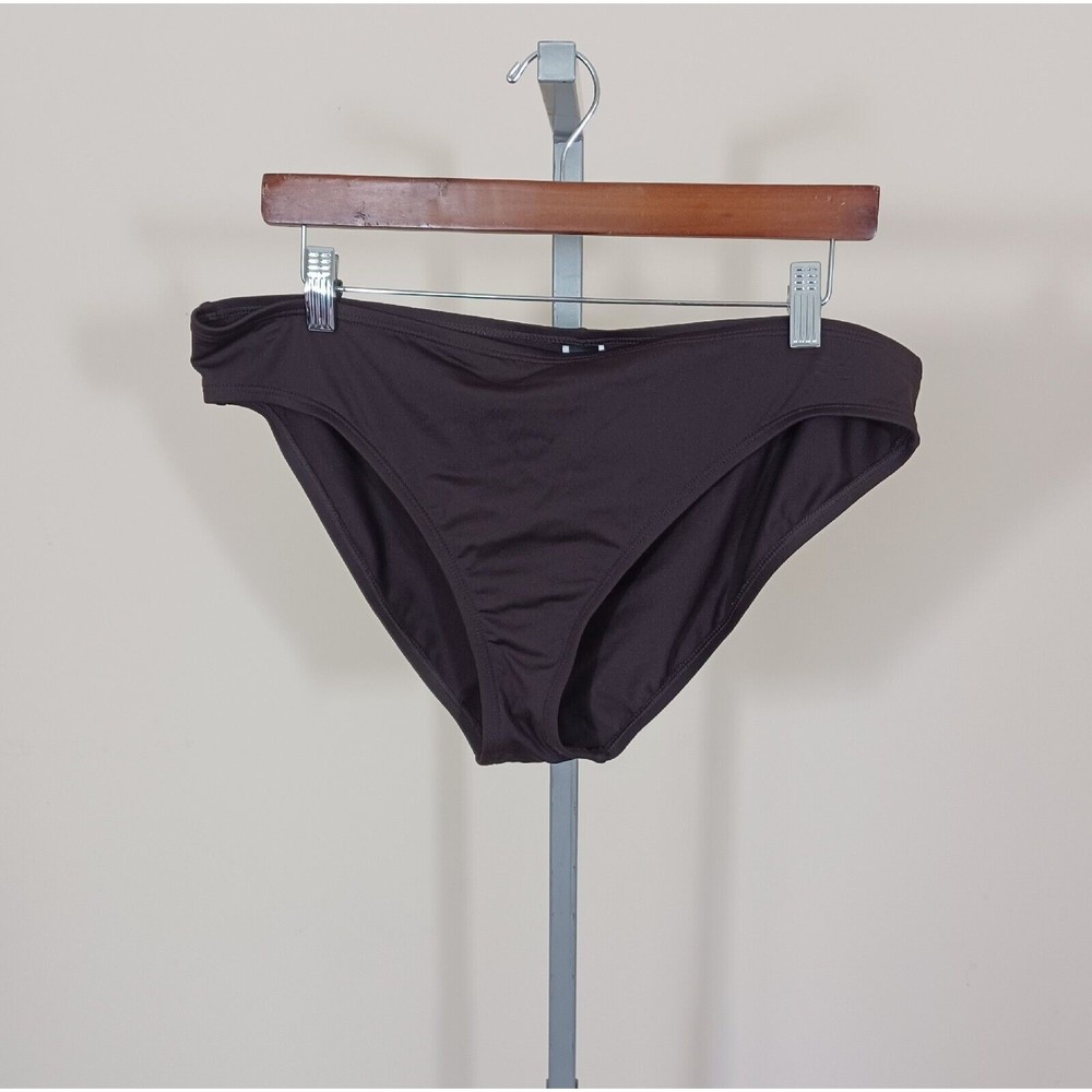 La Blanca Black Solid Classic Basic Bikini Swim B… - image 1